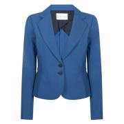 Jane Lushka Teknisk Jersey Blazer | Ljusblå Blue, Dam