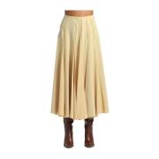 Erika Cavallini Midi kjolar Yellow, Dam