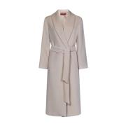 Max Mara Studio Klassisk Kappa Beige, Dam