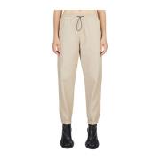 JW Anderson Tapered Track Pants Beige, Dam