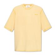 Ami Paris T-shirt med logotyp Yellow, Herr