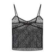 Zadig & Voltaire Lyzig spetstanktopp Black, Dam