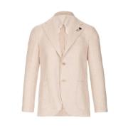 Lardini Snygg Blazer för Män Beige, Herr