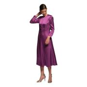 Moskada Maxi Dresses Purple, Dam
