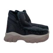 Mou Chunky Eskimo Nubuck Vinterstövlar Black, Dam