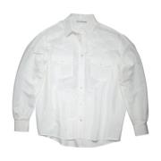 Acne Studios Vit Knäppt Skjorta - Cowboyinspirerad White, Herr