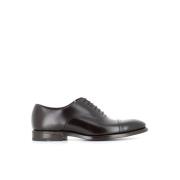 Henderson Klassiska Bruna Oxford Platta Skor Brown, Herr