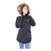 Woolrich Lyxig Arktisk Rävparka Black, Dam