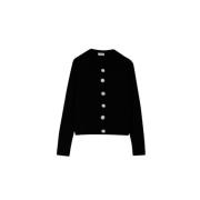 Liu Jo Svart Knäppt Cardigan Black, Dam