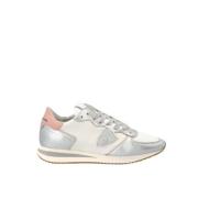 Philippe Model Metallisk Vit Tropez Damsneakers - Storlek 38 Gray, Her...