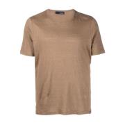 Lardini T-Shirts Brown, Herr