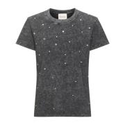 My Essential Wardrobe Diamond Tee Top med similisten Gray, Dam