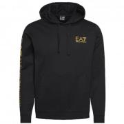 Emporio Armani EA7 Svart/Guld Sweatshirt Black, Herr