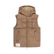 Off The Pitch Herr Beige/Brun Vadderad Bodywarmer Beige, Herr