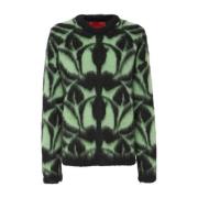 La DoubleJ Camden Jumper - Vintage Second Hand Statement Plagg Green, ...