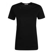 Moncler Svart T-Shirt Black, Dam