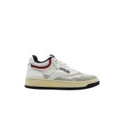 Autry Vita Mid-Top Sneakers med Vintage Look White, Herr