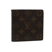 Louis Vuitton Vintage Förhandsägd Svart Canvas Louis Vuitton Plånbok B...