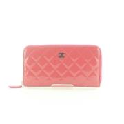 Chanel Vintage Pre-owned Plast plnbcker Pink, Dam