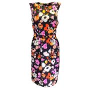 Oscar De La Renta Pre-owned Pre-owned Silke klnningar Multicolor, Dam