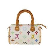 Louis Vuitton Vintage Pre-owned Canvas handvskor White, Dam