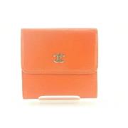 Chanel Vintage Pre-owned Läder plnbcker Orange, Dam