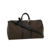 Louis Vuitton Vintage Förhandsägd Brun Canvas Louis Vuitton Keepall Br...