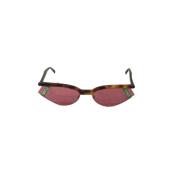 Fendi Vintage Pre-owned Plast solglasgon Pink, Dam