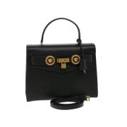 Versace Pre-owned Pre-owned Läder handvskor Black, Dam