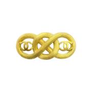 Chanel Vintage Pre-owned Metall chanel-smycken Yellow, Dam