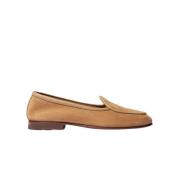 Scarosso Klassiska Nele Bruna Mockasin Loafers Beige, Dam