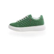 Copenhagen Shoes Läckra lädersneakers Green, Dam