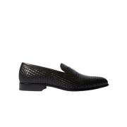 Scarosso Andrea Loafers - Handgjorda Italienska Penny Loafers Black, H...