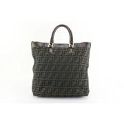 Fendi Vintage Pre-owned Canvas fendi-bags Gray, Dam