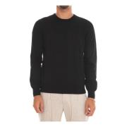 Gran Sasso Round-neck pullover Black, Herr