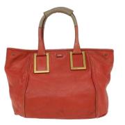 Chloé Pre-owned Pre-owned Läder axelremsvskor Red, Dam