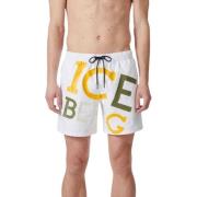 Iceberg Beachwear White, Herr