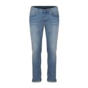 Dondup 800 George Slim-Fit Jeans: Snygg och stilren Blue, Herr