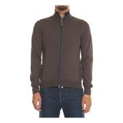 Gran Sasso Slim Fit Ullkardigan Brown, Herr