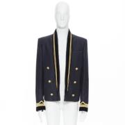 Balmain Pre-owned Pre-owned Bomull ytterklder Blue, Dam