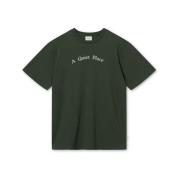 Forét Ekologisk Bomull T-Shirt Green, Herr