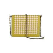 Bottega Veneta Vintage Förhandsägd Grön Läder Axelväska Yellow, Dam