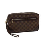 Louis Vuitton Vintage Pre-owned Canvas louis-vuitton-vskor Brown, Dam