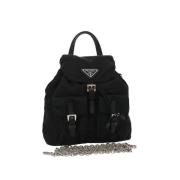 Prada Vintage Pre-owned Nylon prada-vskor Black, Dam