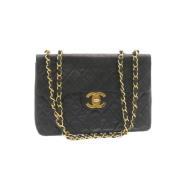 Chanel Vintage Pre-owned Canvas chanel-vskor Black, Dam