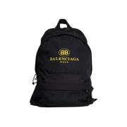 Balenciaga Vintage Pre-owned Canvas ryggsckar Black, Unisex