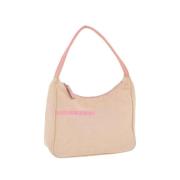 Prada Vintage Pre-owned Canvas prada-vskor Pink, Dam