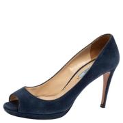 Prada Vintage Pre-owned Pumps Blue, Dam