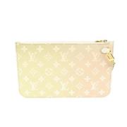 Louis Vuitton Vintage Begagnad koppling Beige, Dam