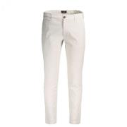 40Weft Billy Chino Byxor White, Herr